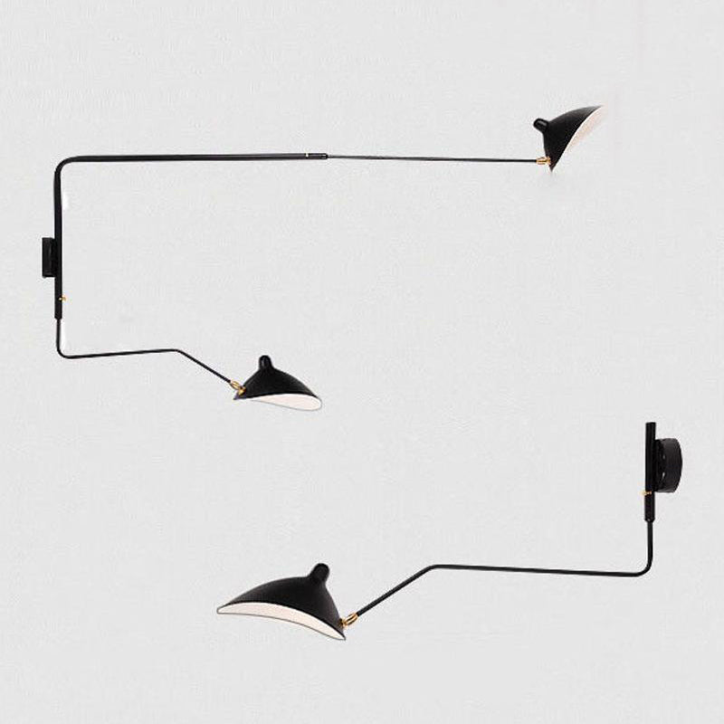 Schmitt Moderne Design LED Wandlampen Zwart Metaal Woonkamer Slaapkamer