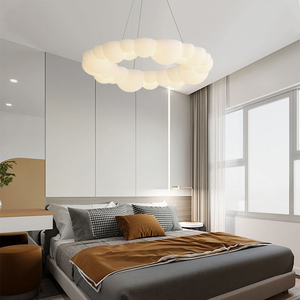 Quinn Design Ronde LED Plafondlamp/Hanglamp Metaal/Acryl Wit Slaap/Woon/Eetkamer