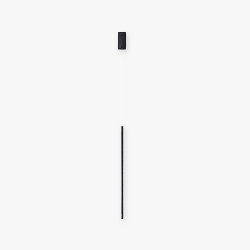 Edge Moderne Minimalistische Lineaire Hanglampen Zwart Metaal Woonkamer Slaapkamer