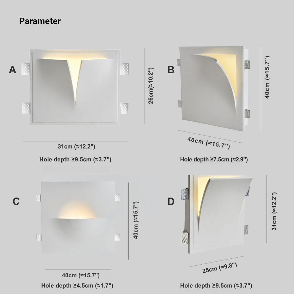 Elif Moderne LED Binnen Wandlamp Wit Metaal Slaapkamer
