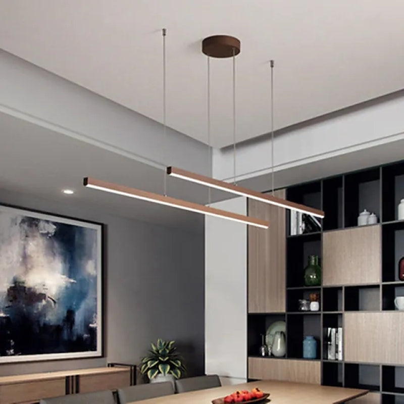 Edge Industriele LED Hanglamp Bruin Metaal Silicagel Woonkamer Eetkamer