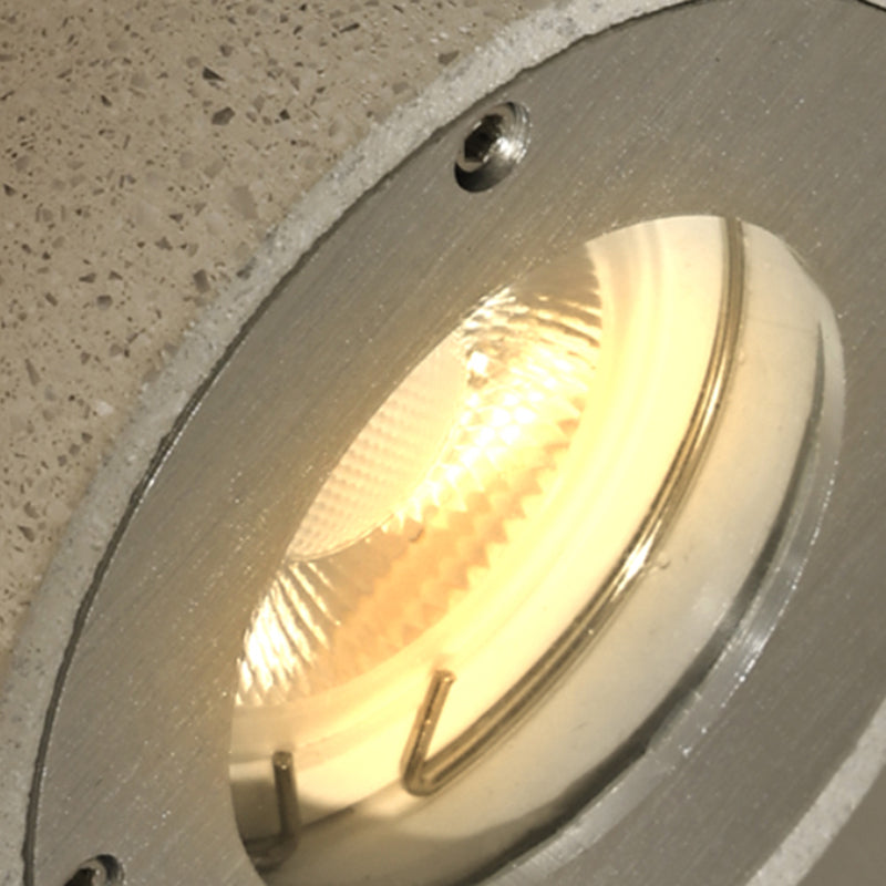 Orr Buiten Wandlampen Dubbel-Hoofded Zwart Wit Cement Tuin
