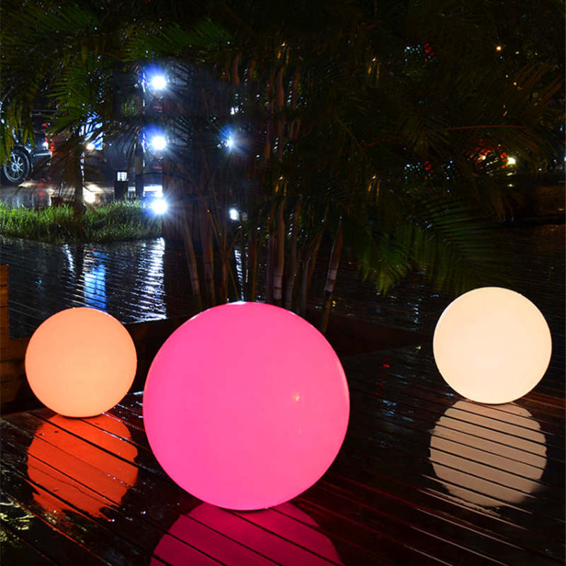 Valentina Moderne Buitenverlichting Globe LED Buiten Vloerlamp Acryl Tuin/Slaapkamer