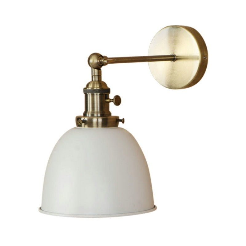 Brady Retro LED Wandlampen Zwart Wit Grijs Metaal Woonkamer Slaapkamer
