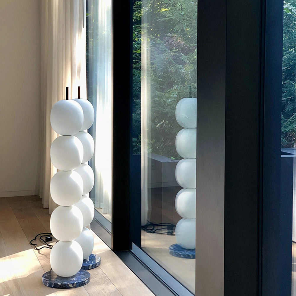 Valentina Ronde Moderne LED Vloerlamp Metaal Woonkamer Slaapkamer