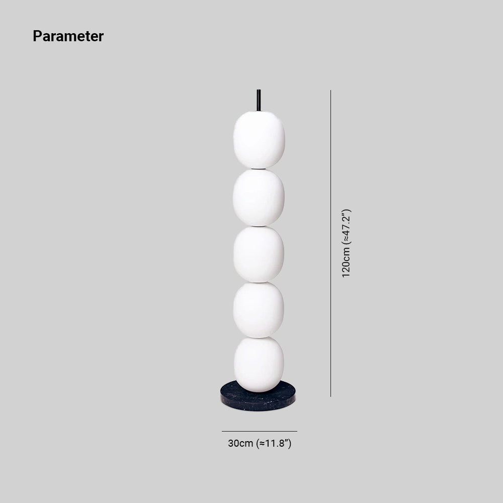 Valentina Ronde Moderne LED Vloerlamp Metaal Woonkamer Slaapkamer