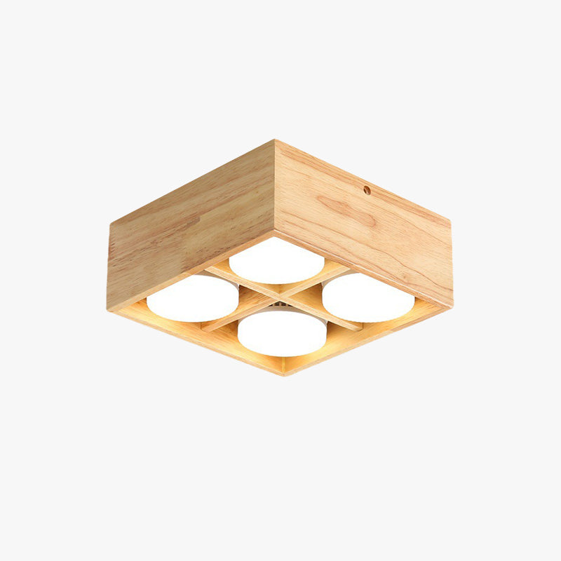 Ozawa Plafondlampen  Geen hoofdlicht, Hout