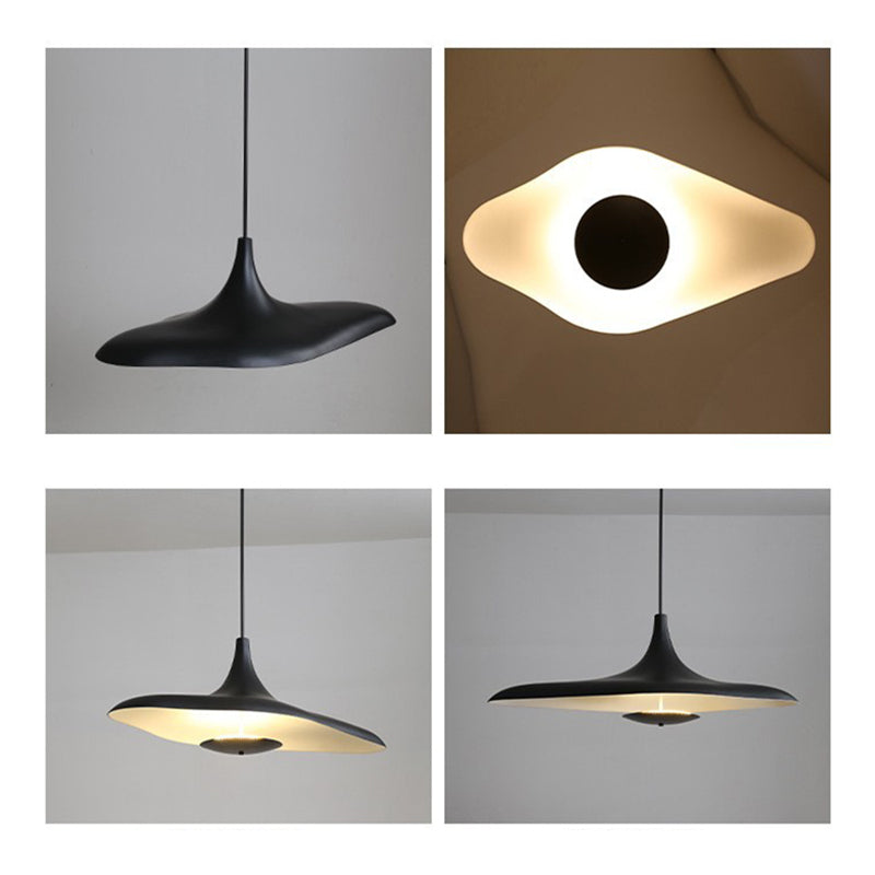 Carins Moderne Creatieve LED Hanglamp Zwart/Wit Hars Woonkamer