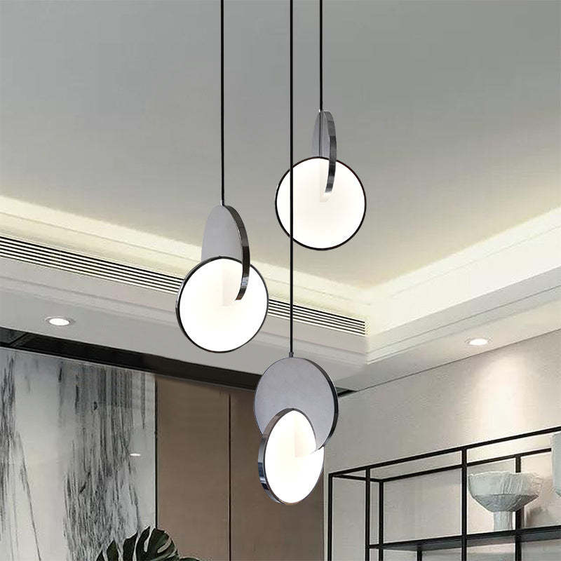 Welsh Ronde LED Hanglampen Goud Zilver Metaal Eetkamer Woonkamer
