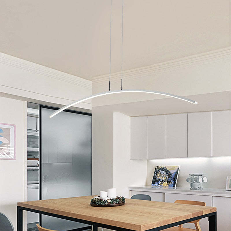 Edge Design LED Hanglampen Zwart Metaal Eetkamer Woonkamer