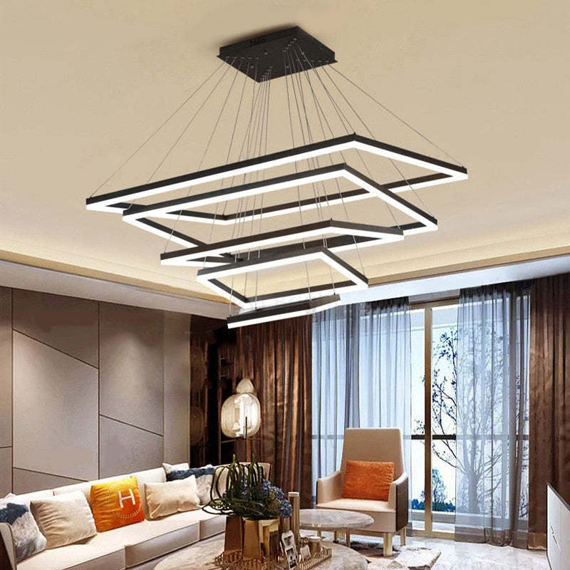 Bouvet Design LED Hanglampen Zwart Wit Metaal Eetkamer Slaapkamer