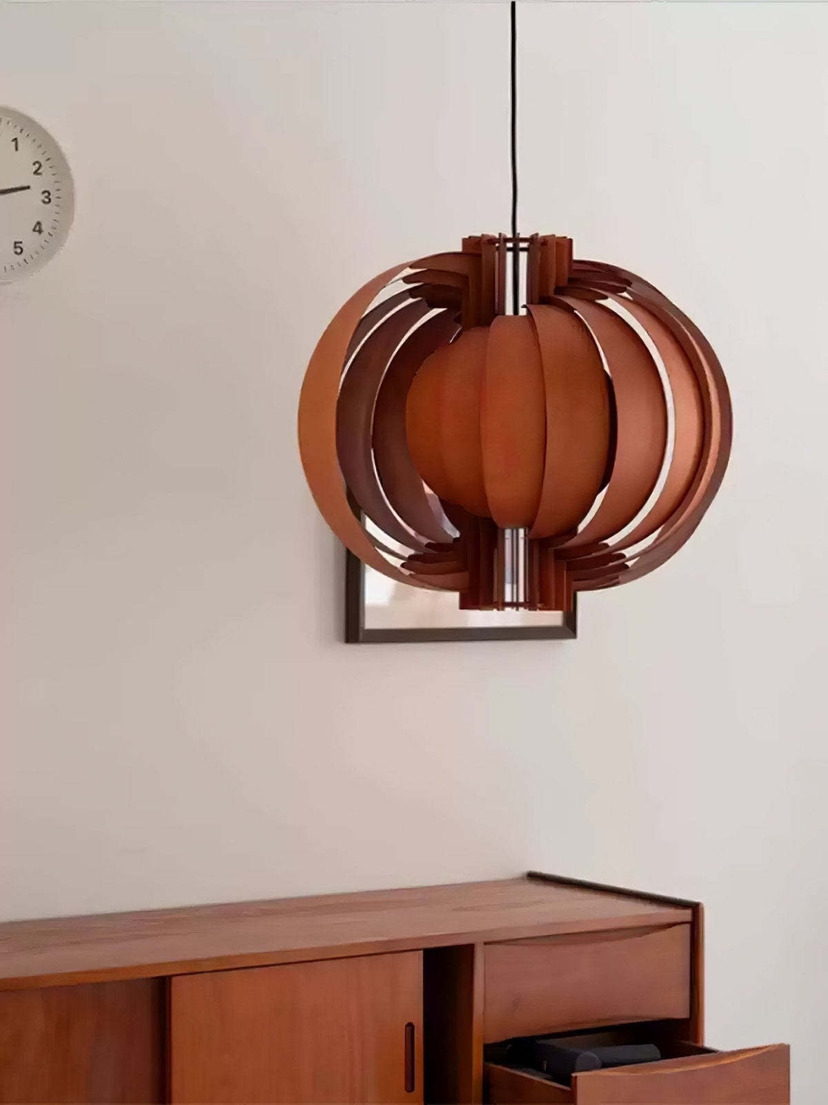 Ivraeus Premium elegantie Ring Houten hanglamp