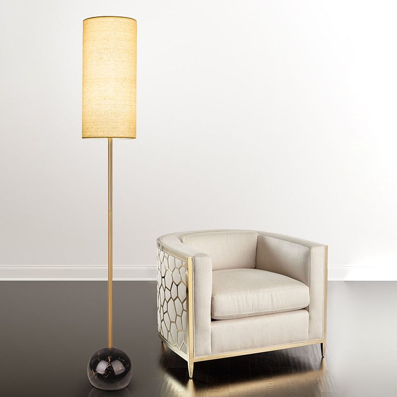 Eryn Moderne Design LED Cilindervorm Vloerlamp Metaal Stof Eetkamer/Woonkamer/Kelder/Hal