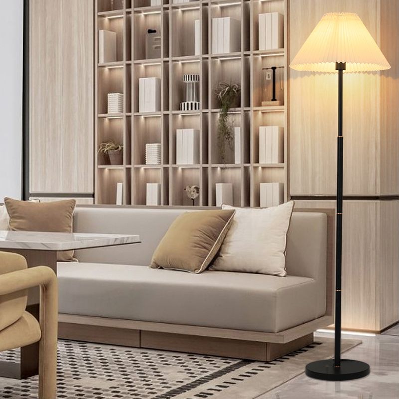 Ozawa Moderne Design Geplooide Vloerlamp Metalen Wit/Groen/Apricot Slaapkamer/Woonkamer