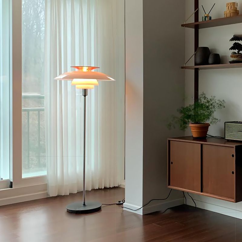 Salgado Moderne Design LED Vliegende Schotel Metaal Acryl Vloerlamp Eetkamer/Woonkamer