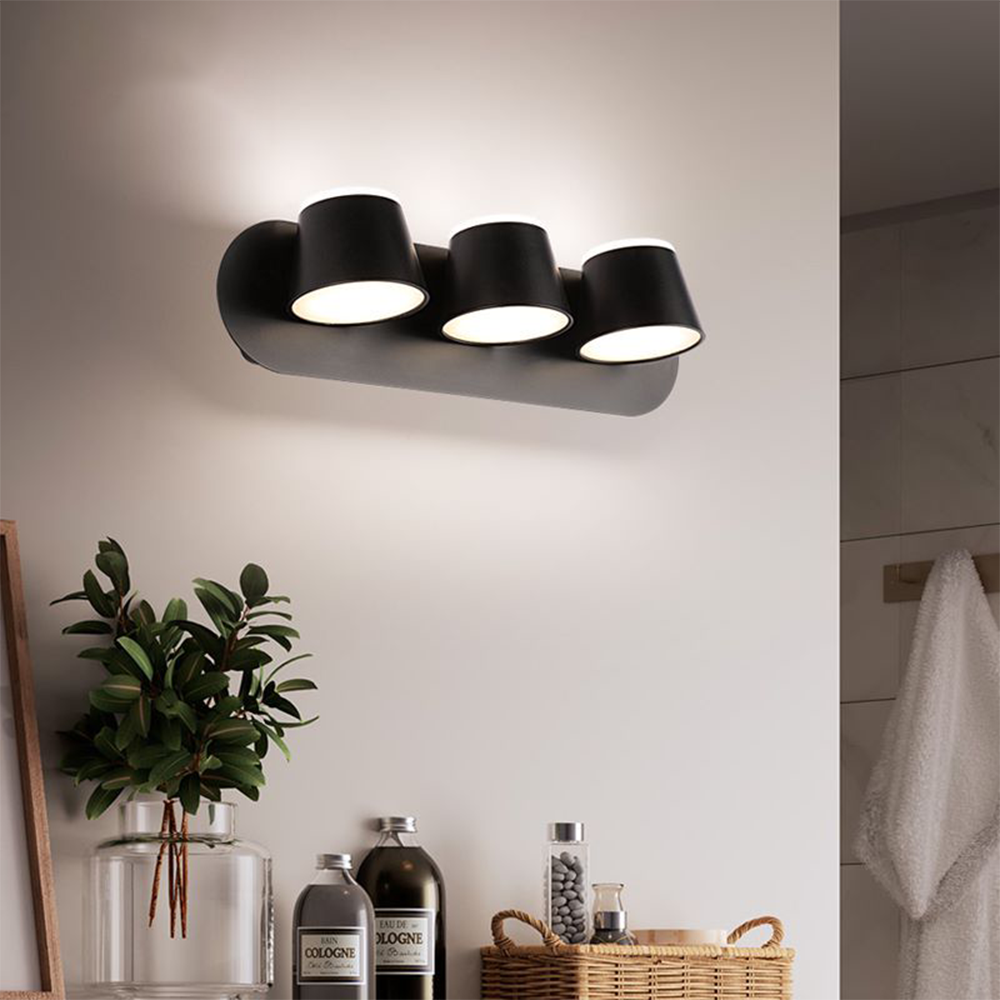 Cooley Design Kleine LED Wandlamp Wit Metaal Slaapkamer Badkamer