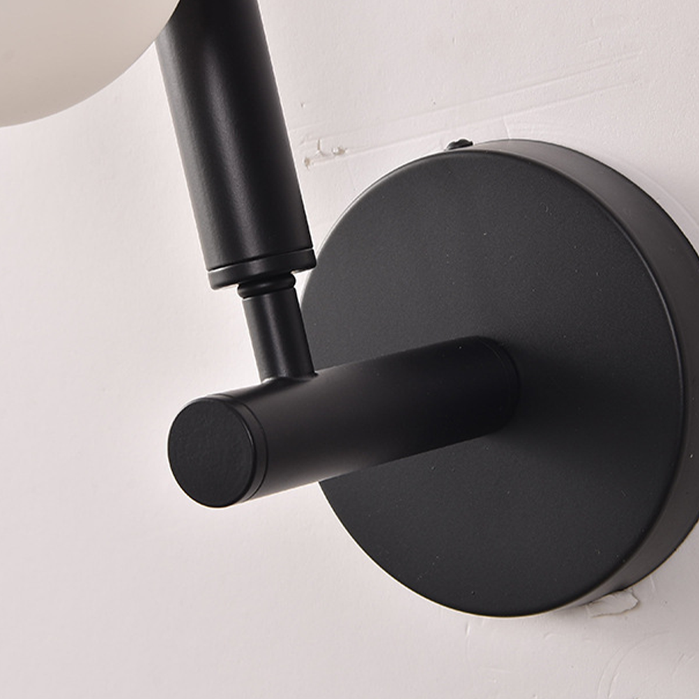Valentina Design Ronde LED Wandlamp Goud Zwart Metaal Glas Eetkamer