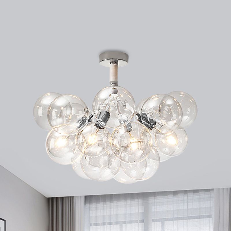 Valentina Vintage Design LED Plafondlamp Glas Slaapkamer Woonkame