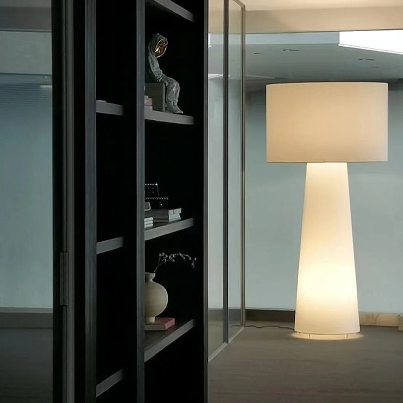 Eryn Moderne Design LED Cilinder Vloerlamp Metalen Stoffen Eetkamer/Woonkamer