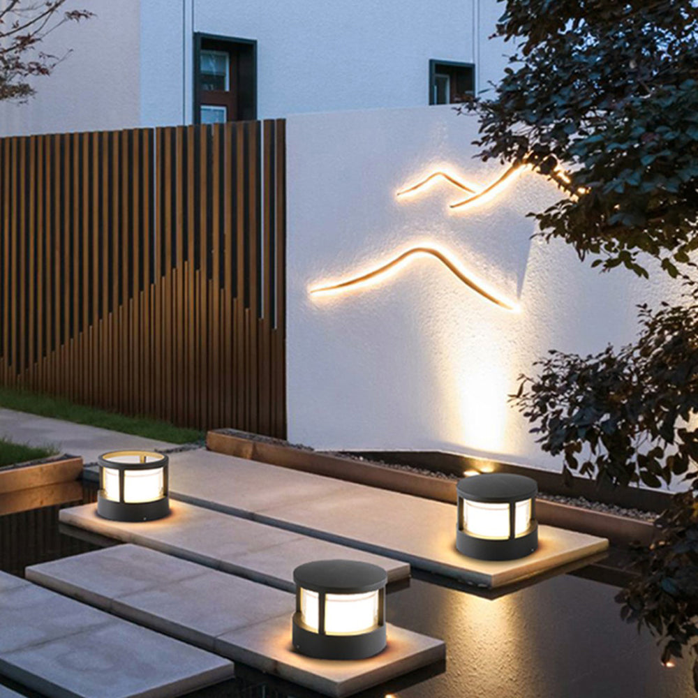 Pena Moderne Design LED Wandlamp Metaal Zwart  Tuin/Binnenplaats