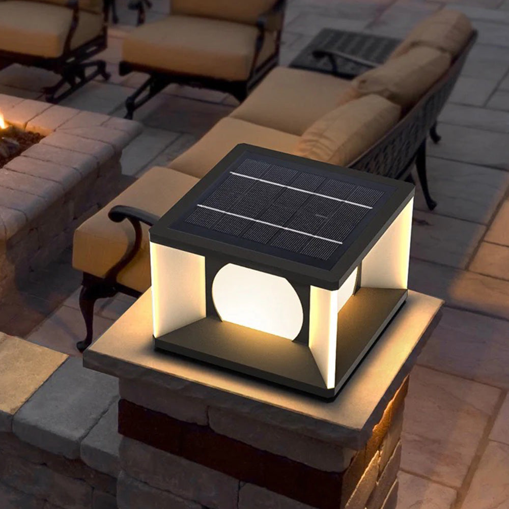 Orr Moderne Vierkante LED Buitenlamp, Metaal, Slaapkamer