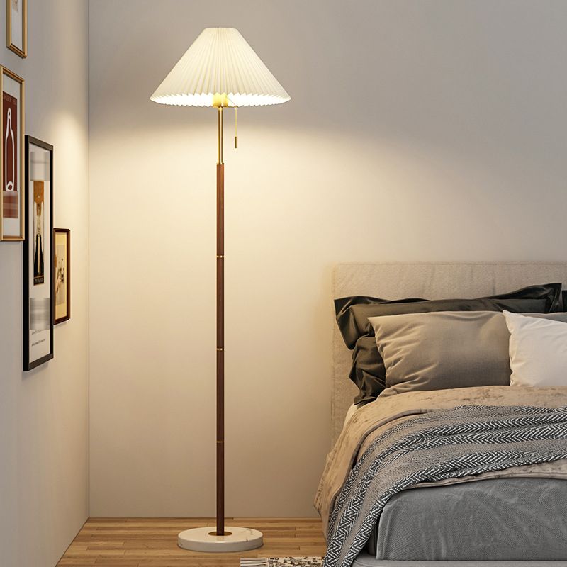 Ozawa Moderne Design LED Geplooide Vloerlamp Metalen Stoffen Eetkamer/Woonkamer