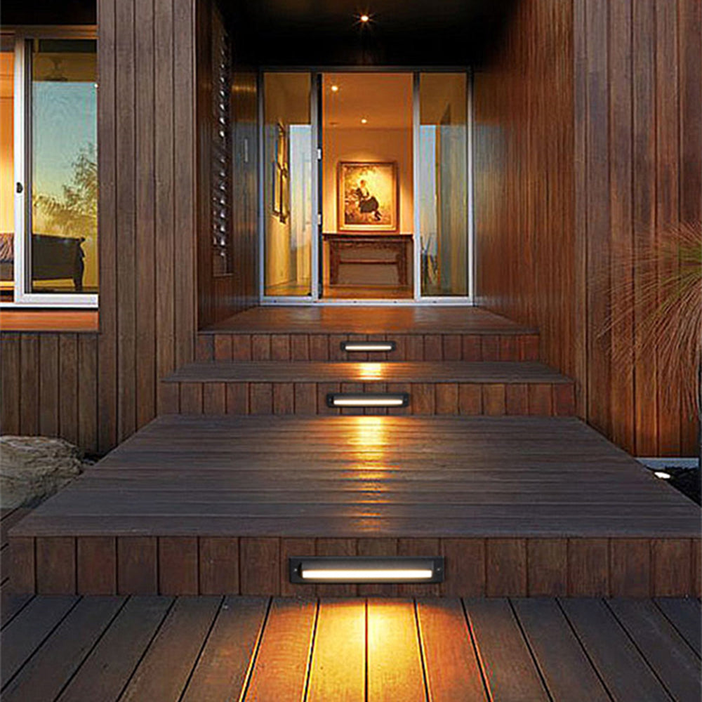 Orr Moderne LED Wandlamp Zwart Metaal/Acryl Buiten Trappenhuis