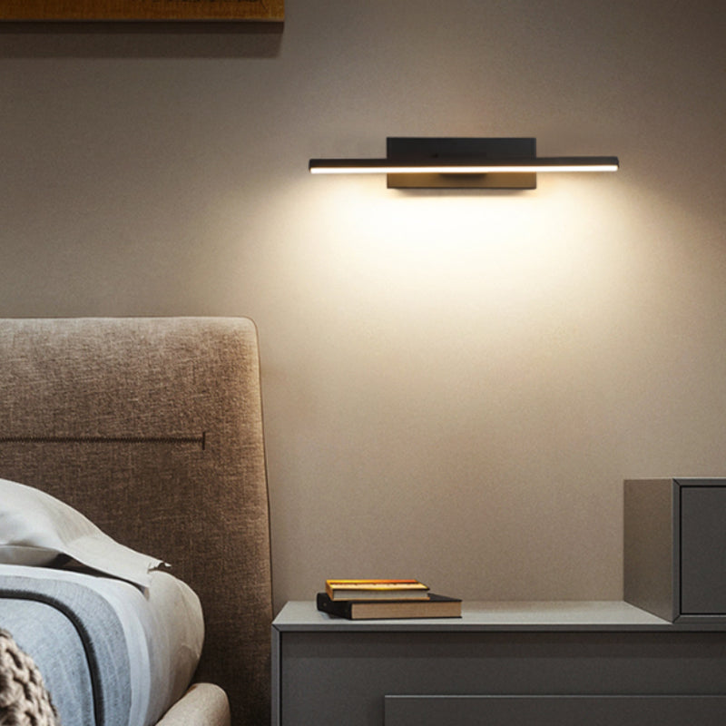 Edge Modern Industriele LED Wandlamp Zwart/Wit Metaal Silicium Woon/Slaapkamer