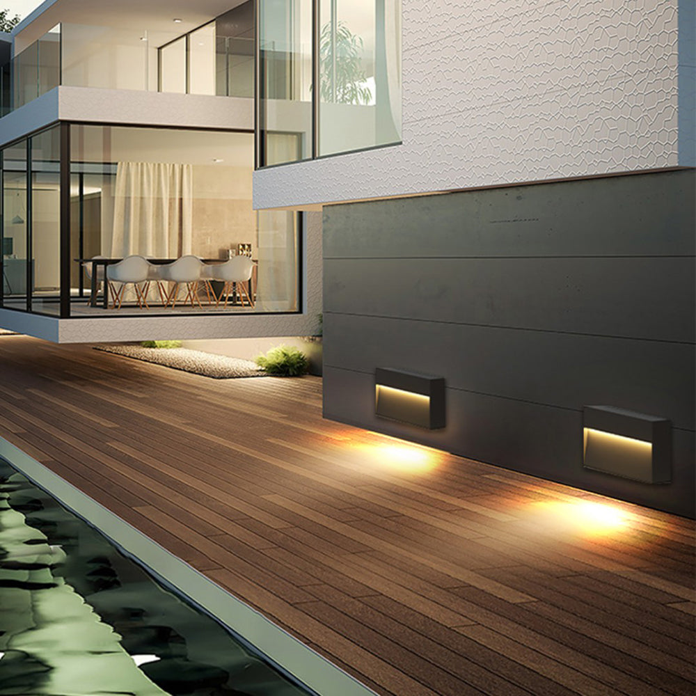 Orr Moderne Design LED Buitenlamp Metaal Zwart Acryl Buiten