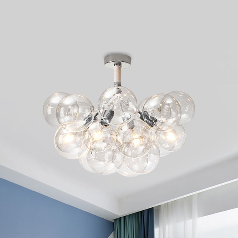 Valentina Vintage Design LED Plafondlamp Glas Slaapkamer Woonkame