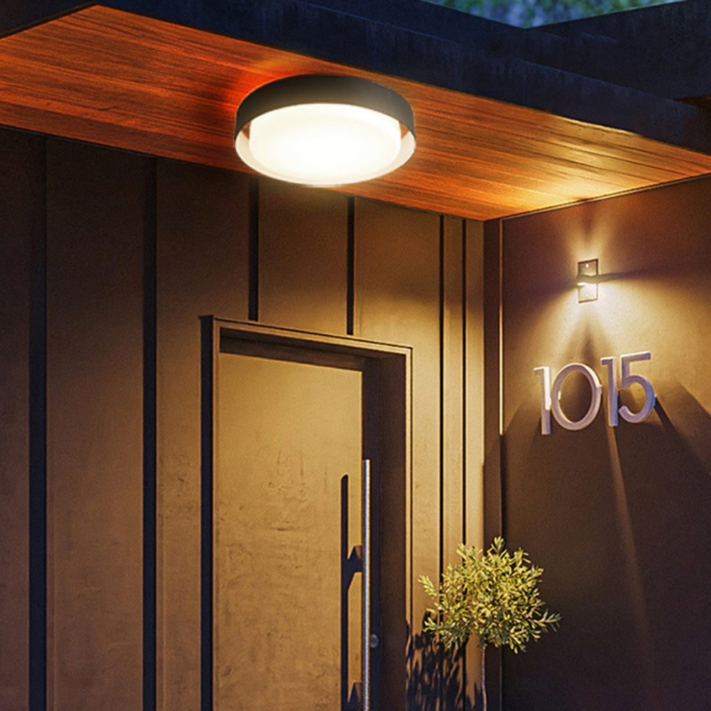 Orr Moderne Design LED Buiten Plafondlamp Metaal/Acryl Buiten