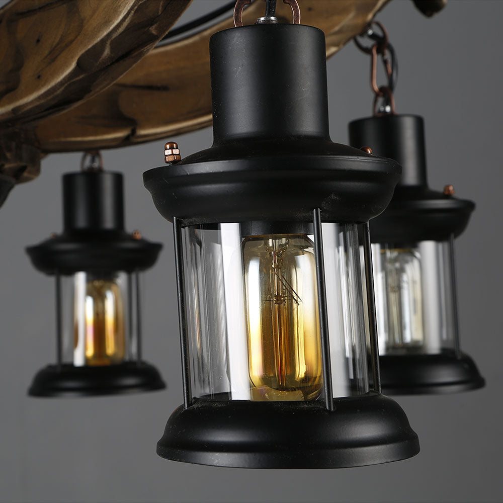 Austin Pendant Light Mid Century/Modern, Metal/Wood, Dining Room