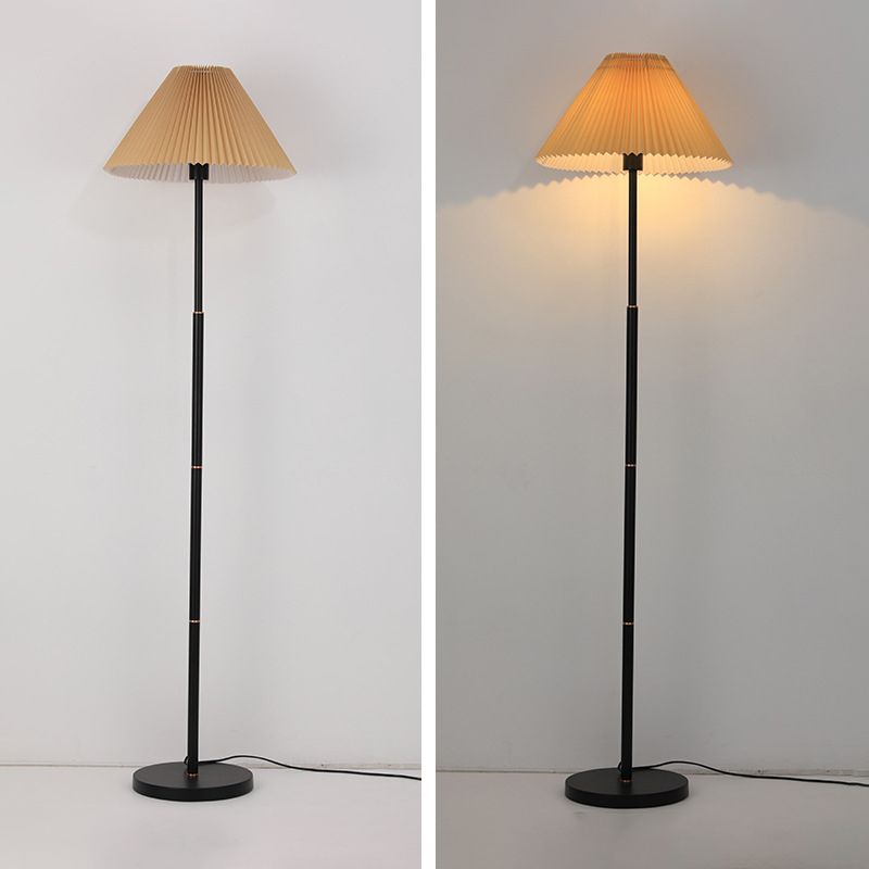 Ozawa Moderne Design Geplooide Vloerlamp Metalen Wit/Groen/Apricot Slaapkamer/Woonkamer