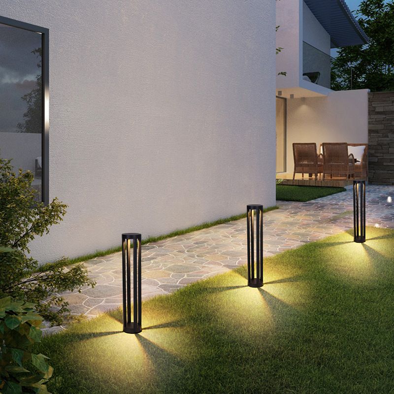 Pena Moderne LED Loom Buitenlamp Zonne Metaal Zwart Tuin/Stoeprand/Balkon