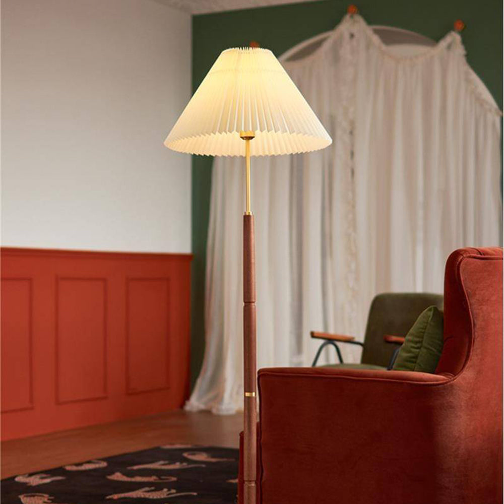 Ozawa Moderne Design Eenvoudig Notenhout/Metaal/Stof Tafel/Vloerlamp Woonkamer