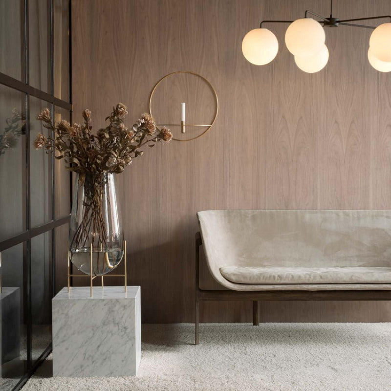 Valentina Minimalistisch LED Bubble Glas Metaal Kroonluchters Slaapkamer