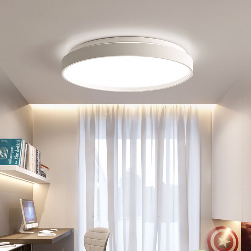 Quinn Statig Plafondlamp LED Wit/Koffie/Grijs Metaal/Acryl Woonkamer