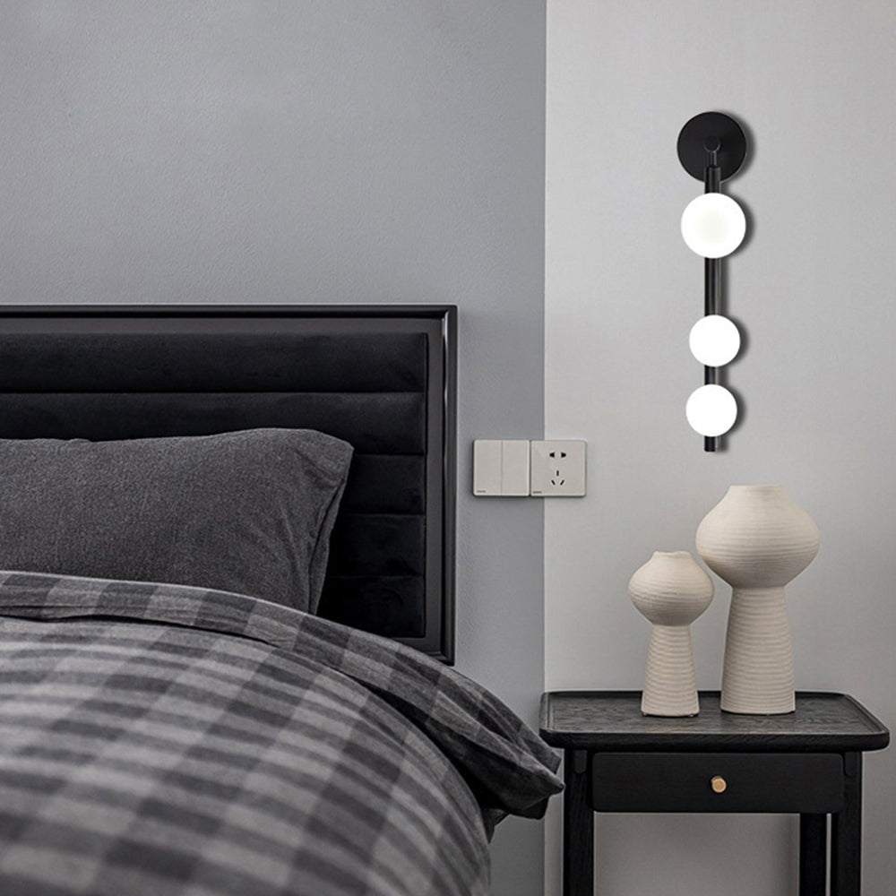 Valentina Design Ronde LED Wandlamp Goud Zwart Metaal Glas Eetkamer