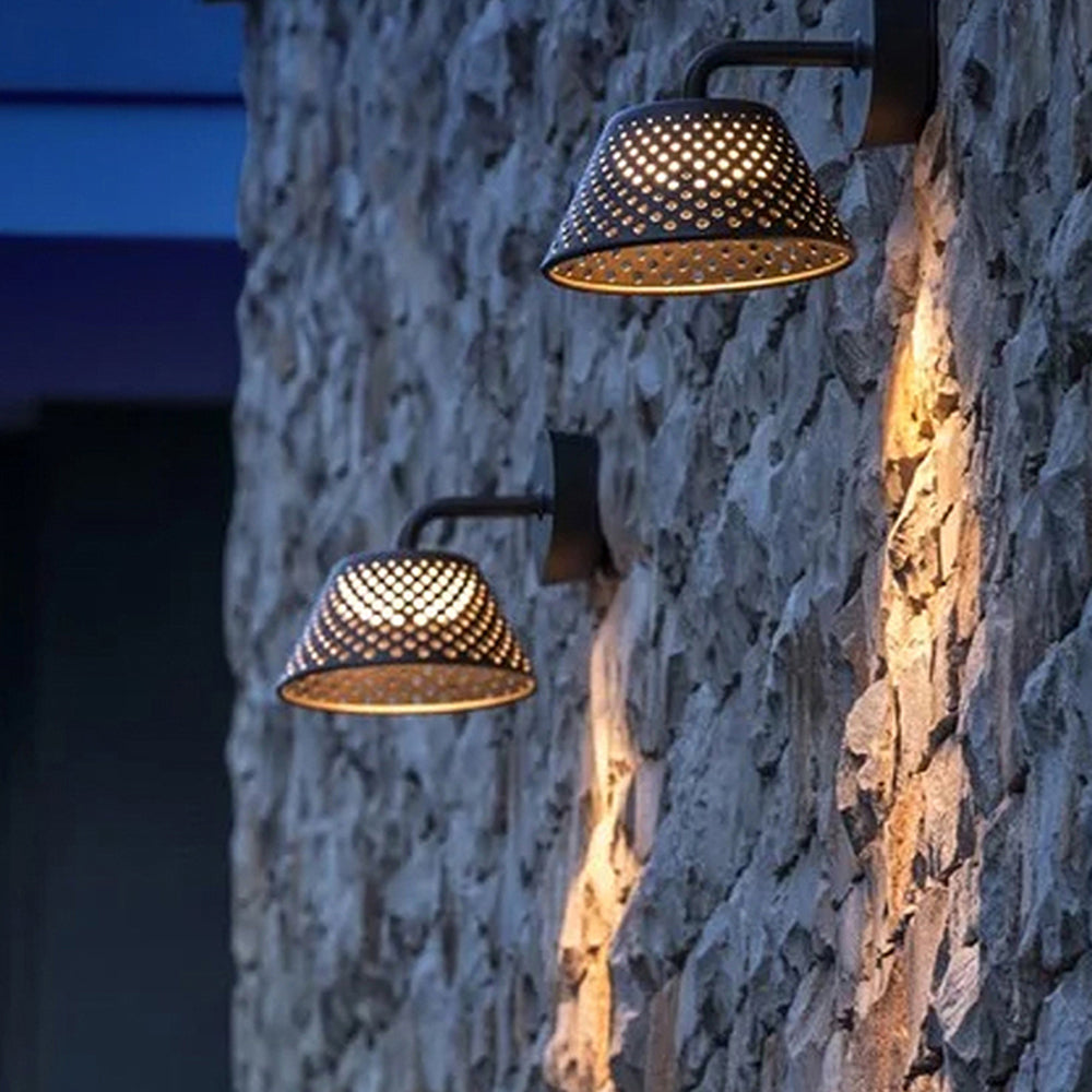 Carins Industrieel Hol LED Buitenlamp Karwei Zwart Metaal Tuin