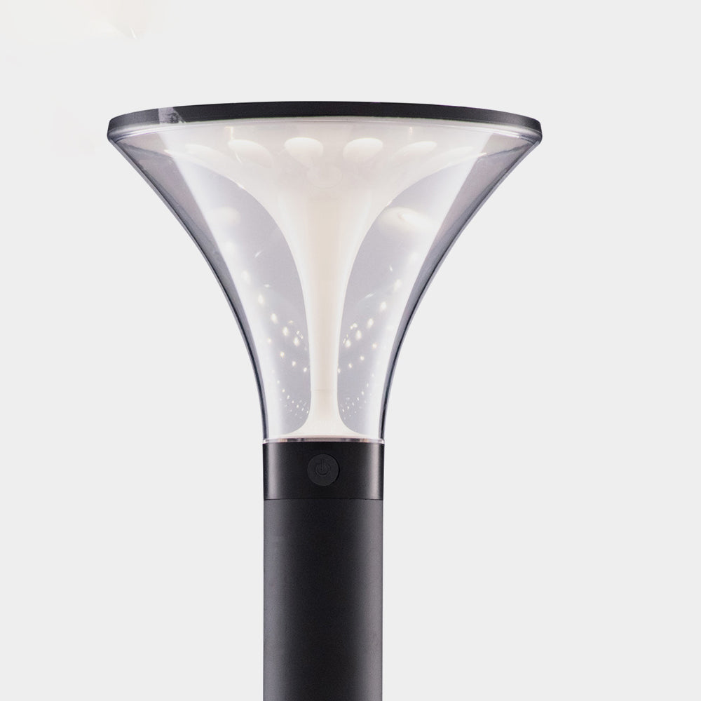Pena Modern Design LED Buitenlamp Zwart Glas Metaal Tuin Buiten