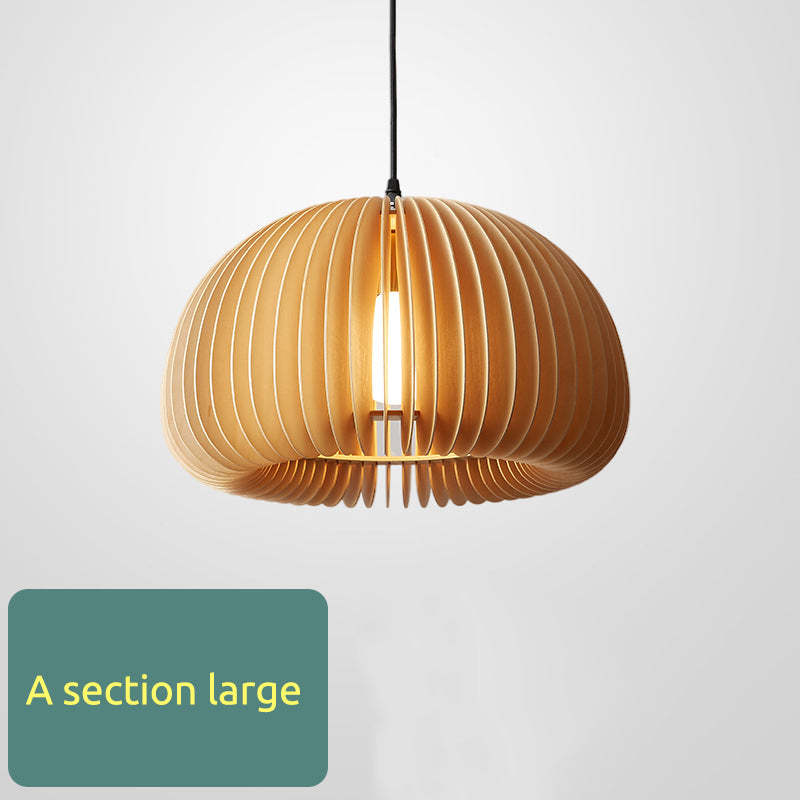 Ozawa Moderne Design Ronde  LED Hanglamp Hout Woonkamer Keuken