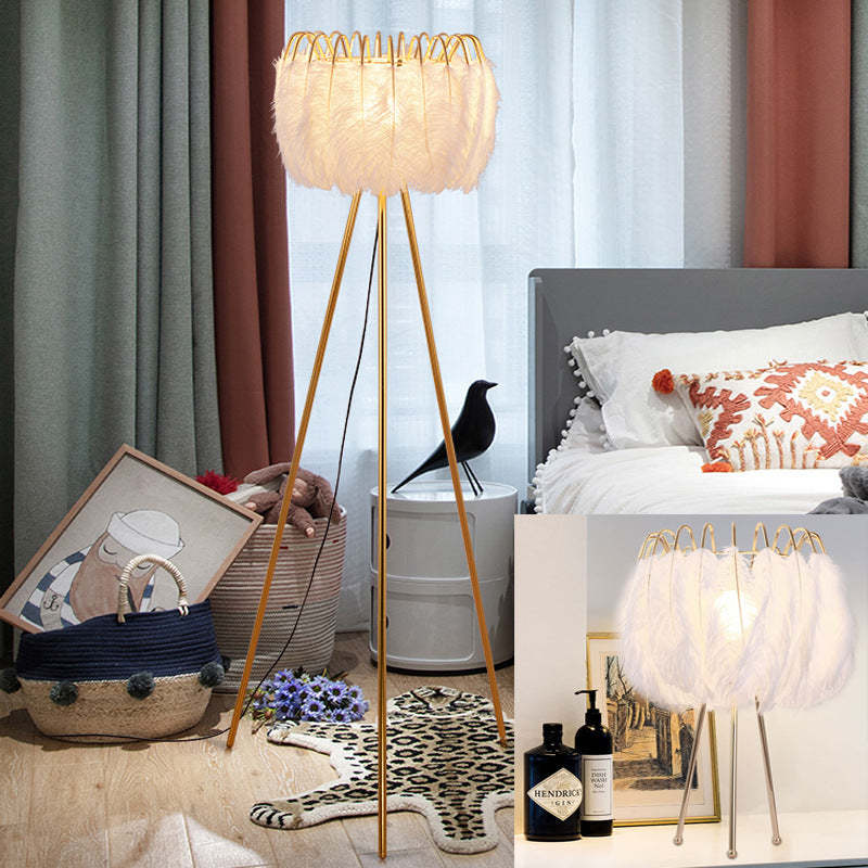 O'Moore Design LED Vloerlampen Goud Metaal Eetkamer Slaapkamer