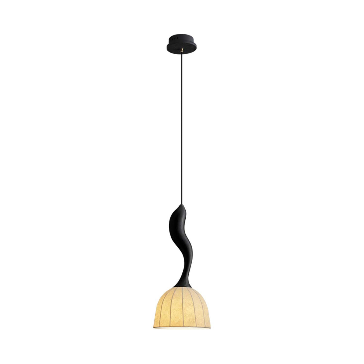Colire Creativiteit Twisted Hout hanglamp