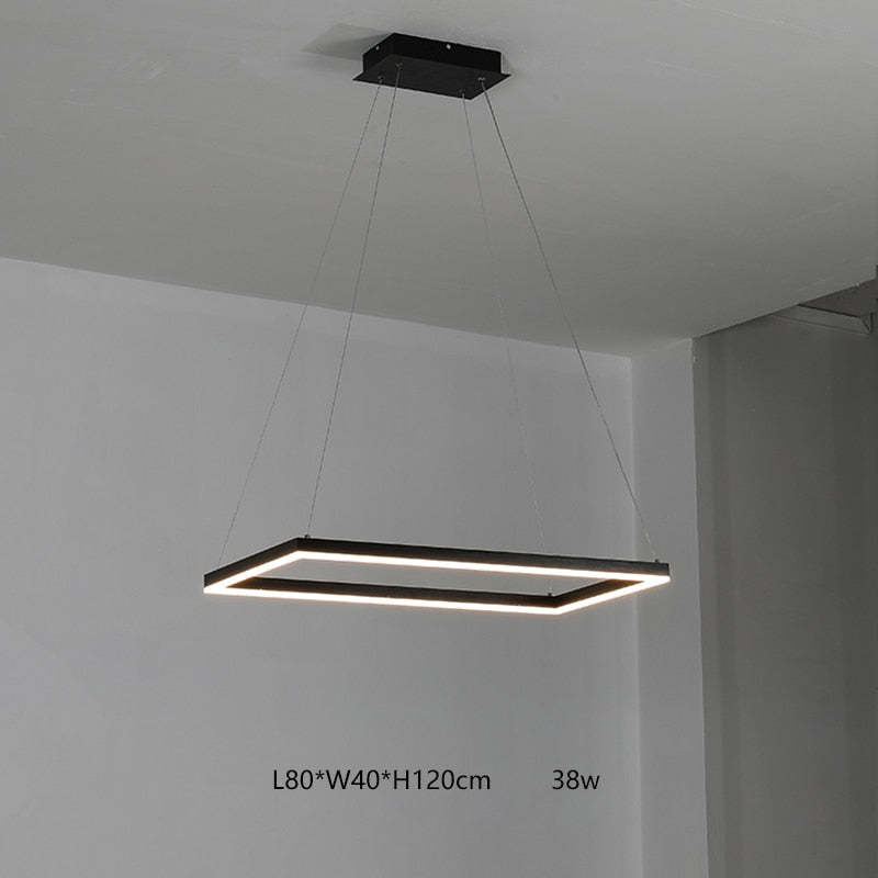Bouvet Design LED Hanglampen Zwart Wit Metaal Eetkamer Slaapkamer