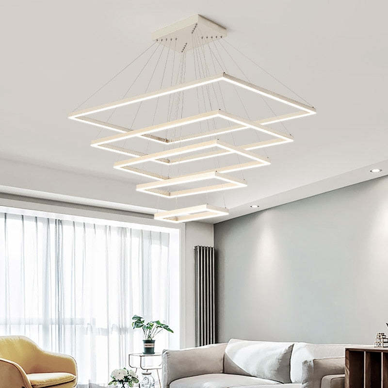 Bouvet Design LED Hanglampen Zwart Wit Metaal Eetkamer Slaapkamer