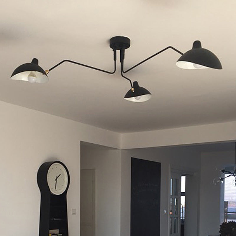 Schmitt Design LED Hanglampen Zwart Metaal Woonkamer Slaapkamer