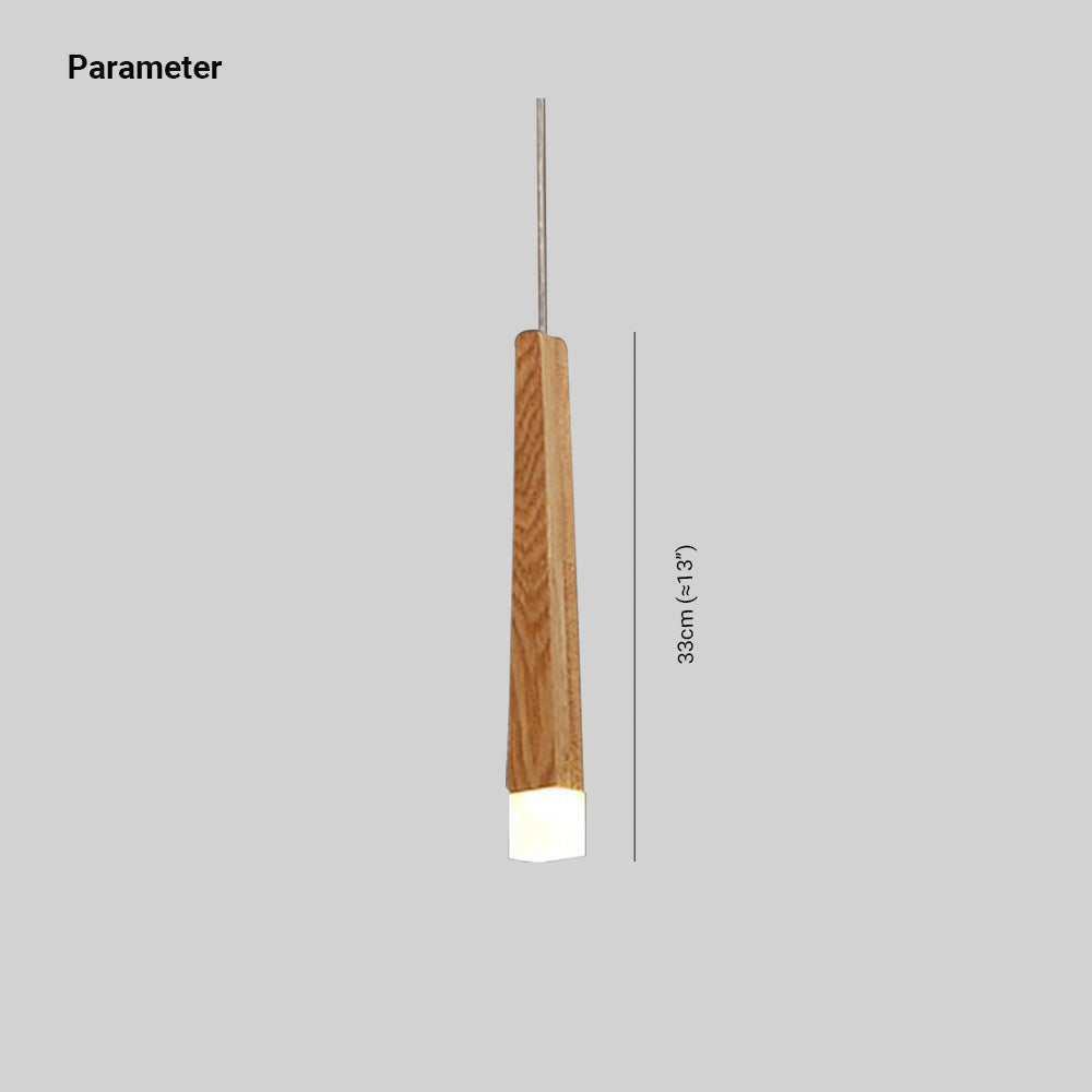 Ozawa Moderne Design LED Hanglamp Hout Acryl Woonkamer Keuken