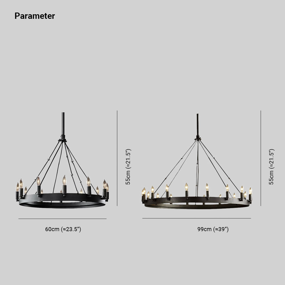 Alessio Industriele LED Hanglamp Zwart Metaal Woon/Slaapkamer Eettafel