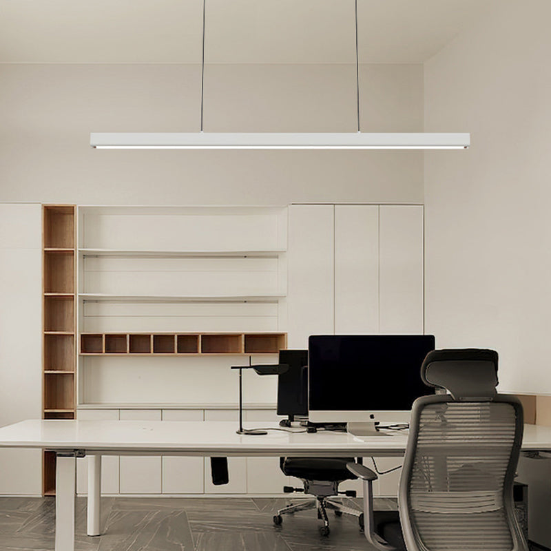 Edge Industriele LED Hanglamp Zwart Wit Metaal Hout Eetkamer