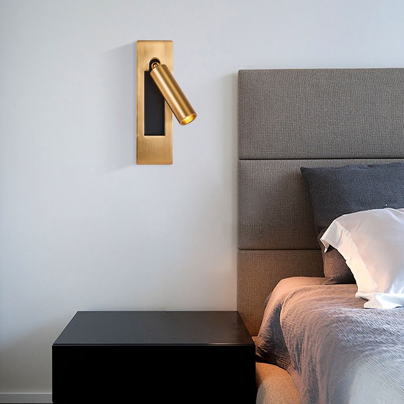 Orr Moderne Design LED Wandlamp Zwart  Goud Metaal Slaapkamer